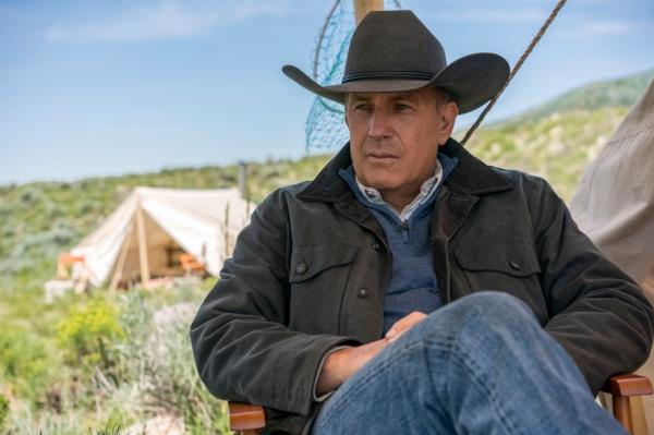 Kevin Costner in a cowboy hat.