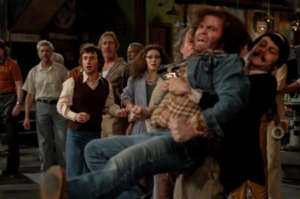 Gabrielle LaBelle, Matt Wood and the cast of Saturday Night